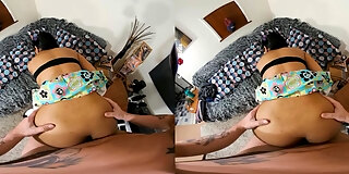 big tits,blowjob,brunette,desi,doggystyle,nipples,piercing,slut,toys,vr