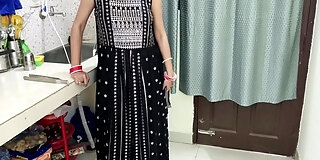 amateur,brunette,hd,hindi,kitchen,solo